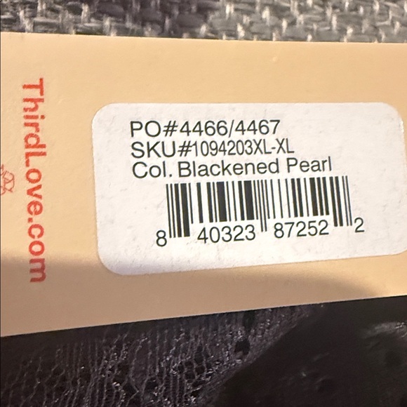 ThirdLove Black Lace Panties - Picture 3 of 3